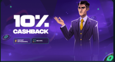 10% VIIKOTTAINEN CASHBACK!